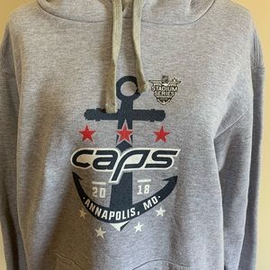 🎉HP🎉 XL Washington Capitals Hockey Stadium Series 2018 Naval Academy Hoodie